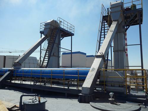 斗式提升机实拍 斗式提升机实拍